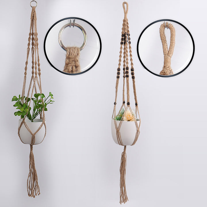 Macramé Plant Hanger with Artistic Design Kalsten