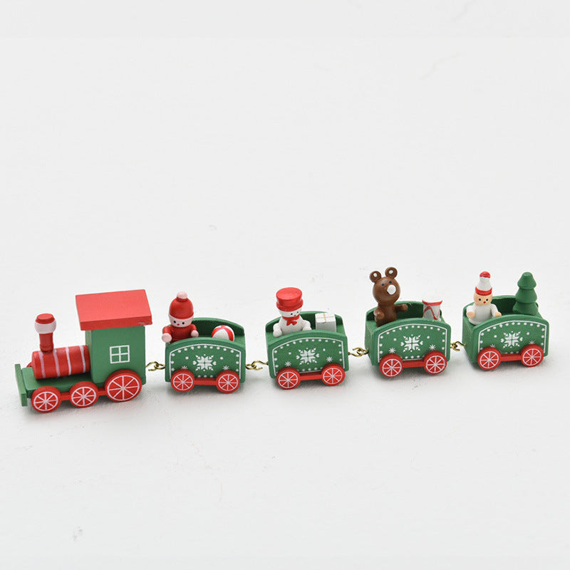 Christmas Train Decoration Figure Set