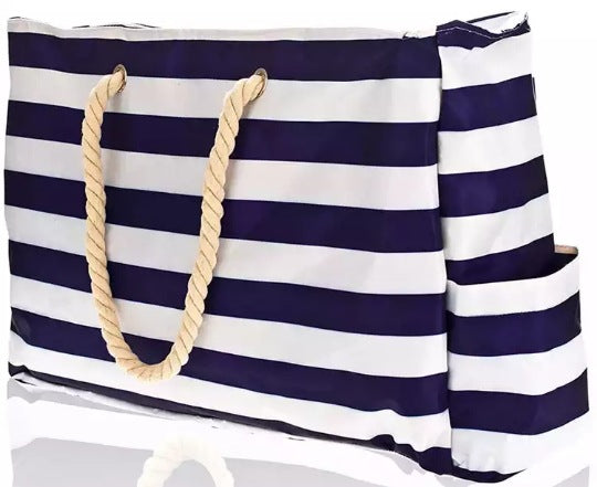 Durable beach bag with extra large storage space and practical side pockets Kalsten