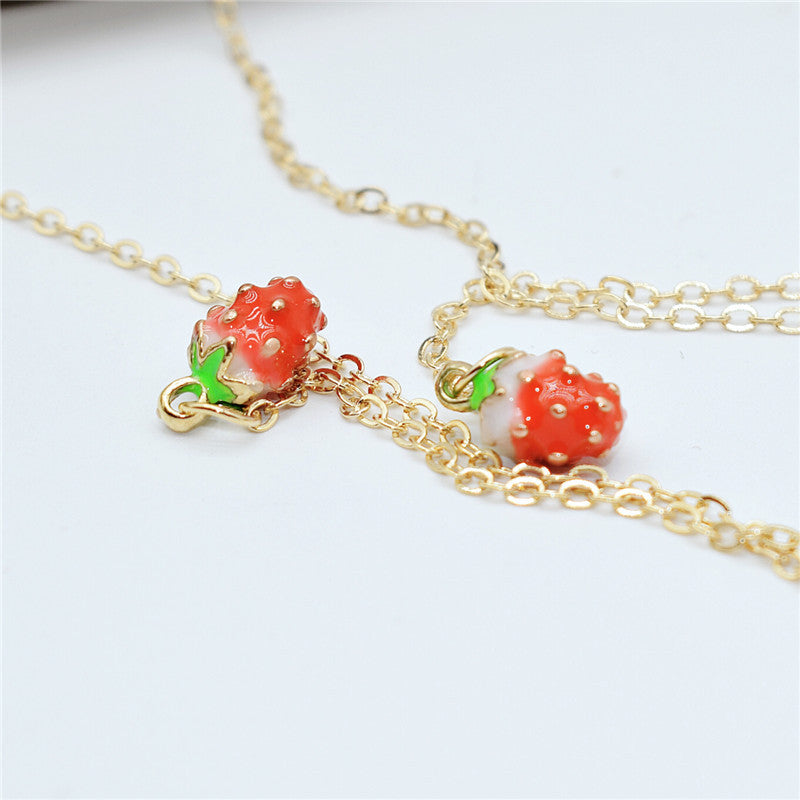 Decorative Strawberry Pendant Eyewear Chain Kalsten