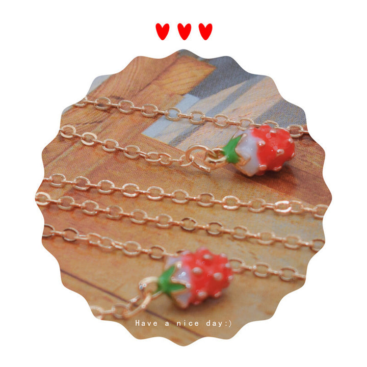 Decorative Strawberry Pendant Eyewear Chain Kalsten