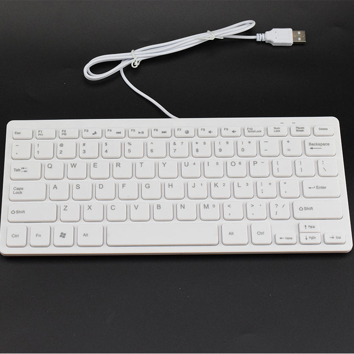 Flat USB keyboard with quiet keystrokes Kalsten