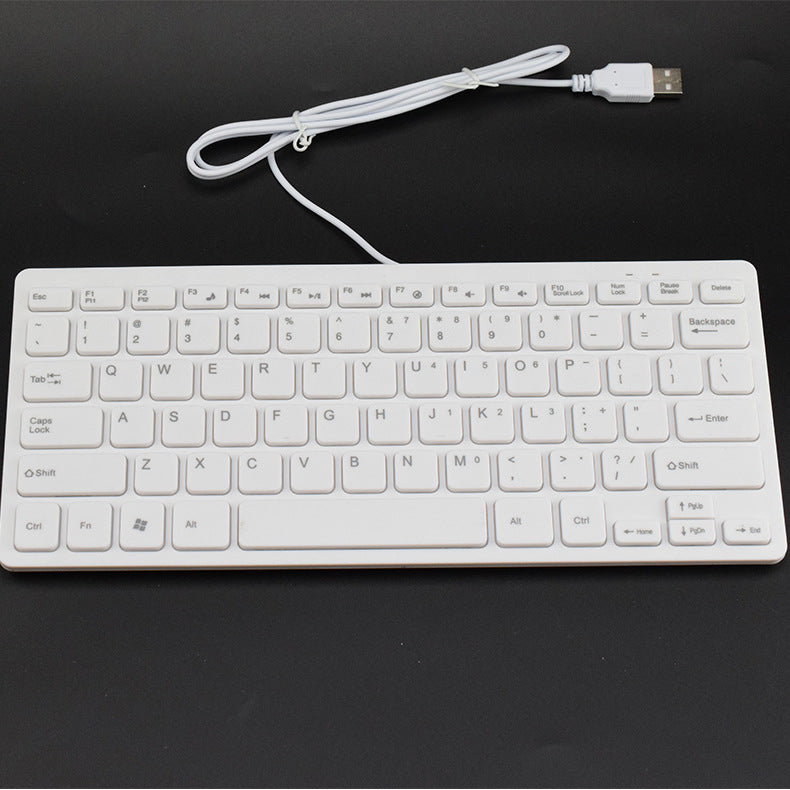 Flat USB keyboard with quiet keystrokes Kalsten