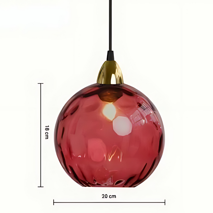 Elegant Glass Sphere Pendant Lamp for Luxury Interiors Noxord