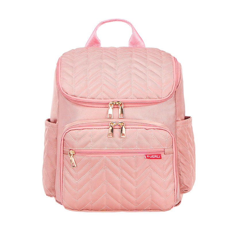 Chic Quilted Multi-Compartment Backpack Kalsten