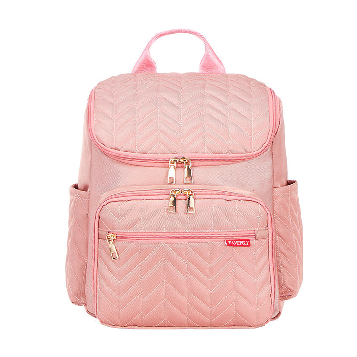 Chic Quilted Multi-Compartment Backpack Kalsten