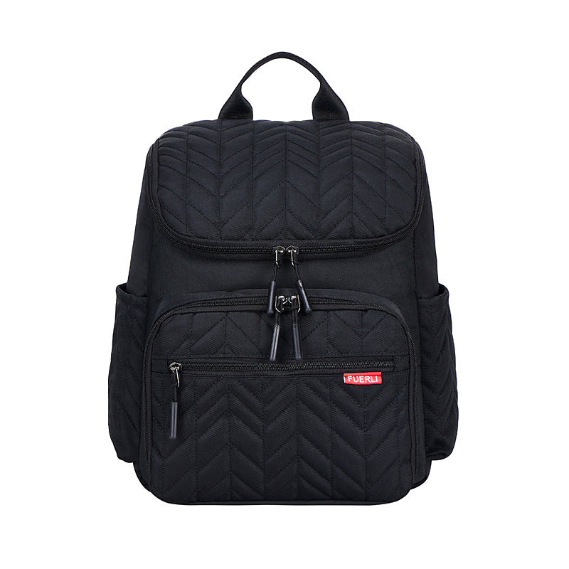 Elegant Quilted Multi-Compartment Backpack Kalsten
