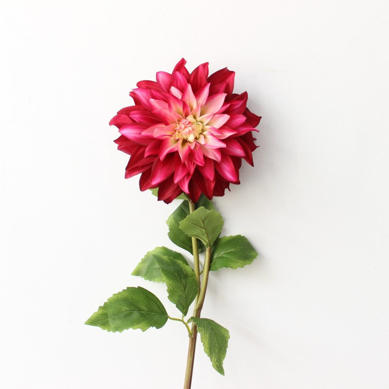 Lifelike Decorative Dahlia Stem