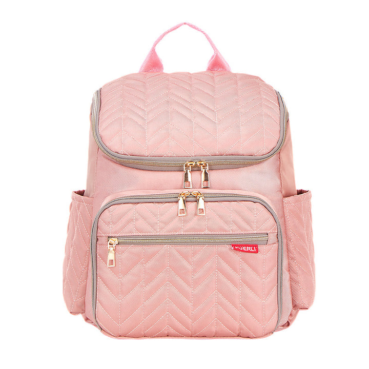 Elegant Quilted Multi-Compartment Backpack Kalsten