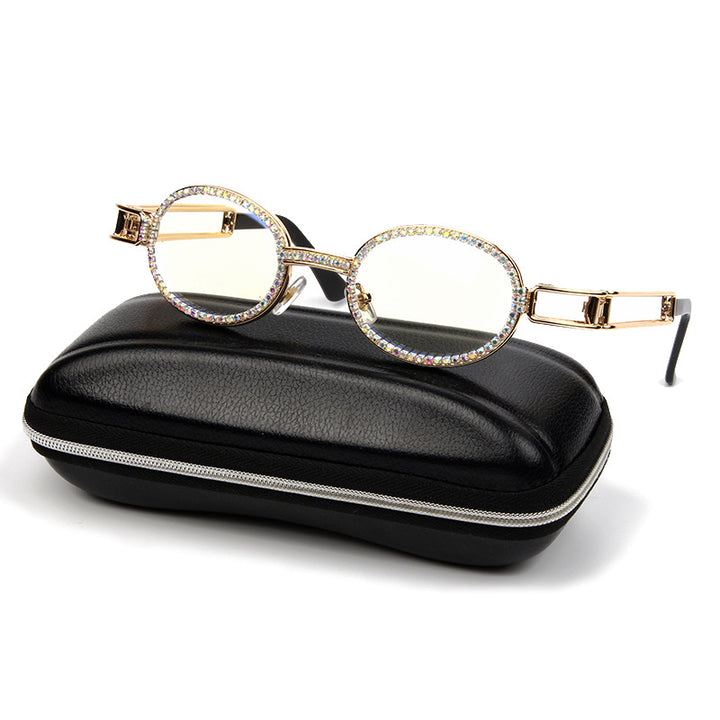 Women's feminine designer sunglasses with extravagant frame Kalsten