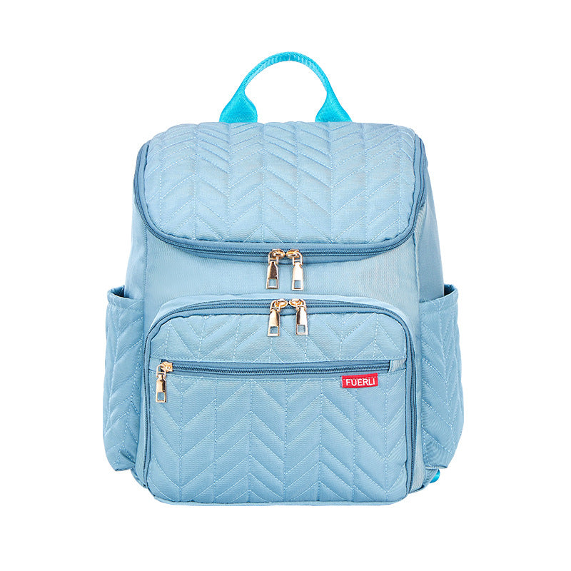 Elegant Quilted Multi-Compartment Backpack Kalsten