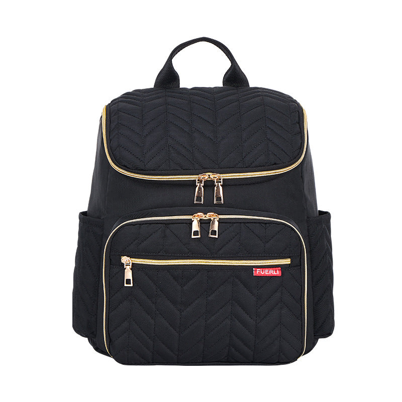 Chic Quilted Multi-Compartment Backpack Kalsten