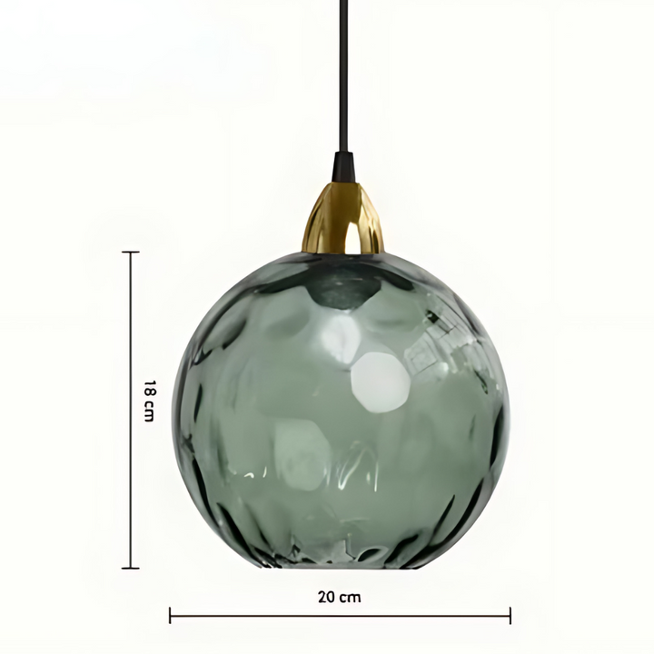 Elegant Glass Sphere Pendant Lamp for Luxury Interiors Noxord