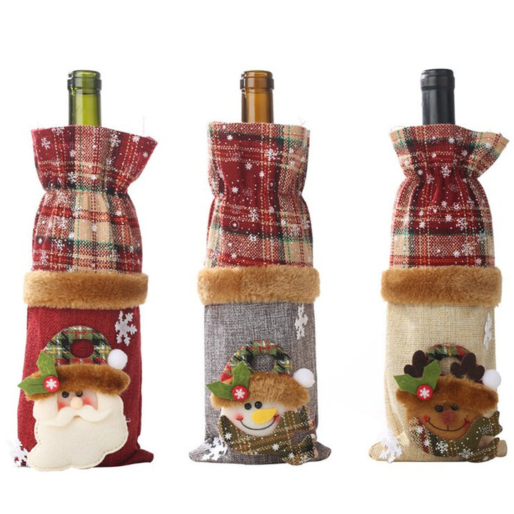 Decorative Holiday Wine Bottle Cover Kalsten