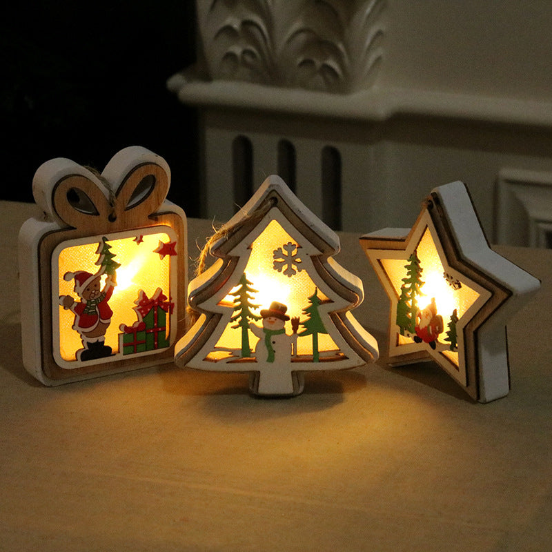 Decorative LED Christmas Scene Lantern Kalsten