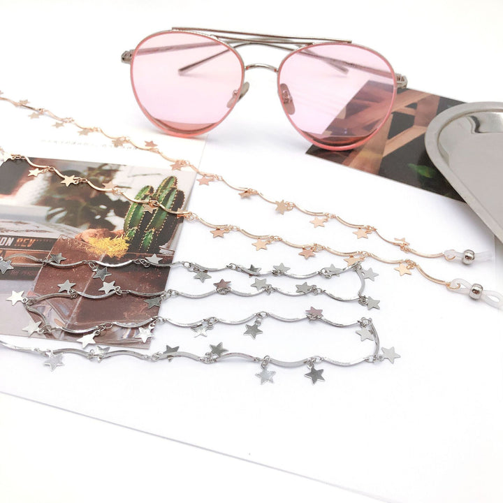 Star-Embellished Eyewear Chain Kalsten