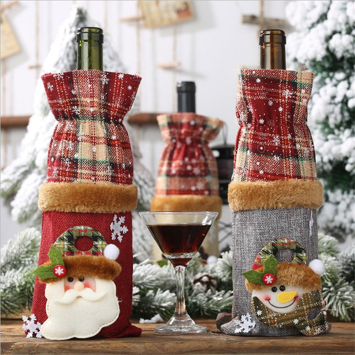 Decorative Holiday Wine Bottle Cover Kalsten