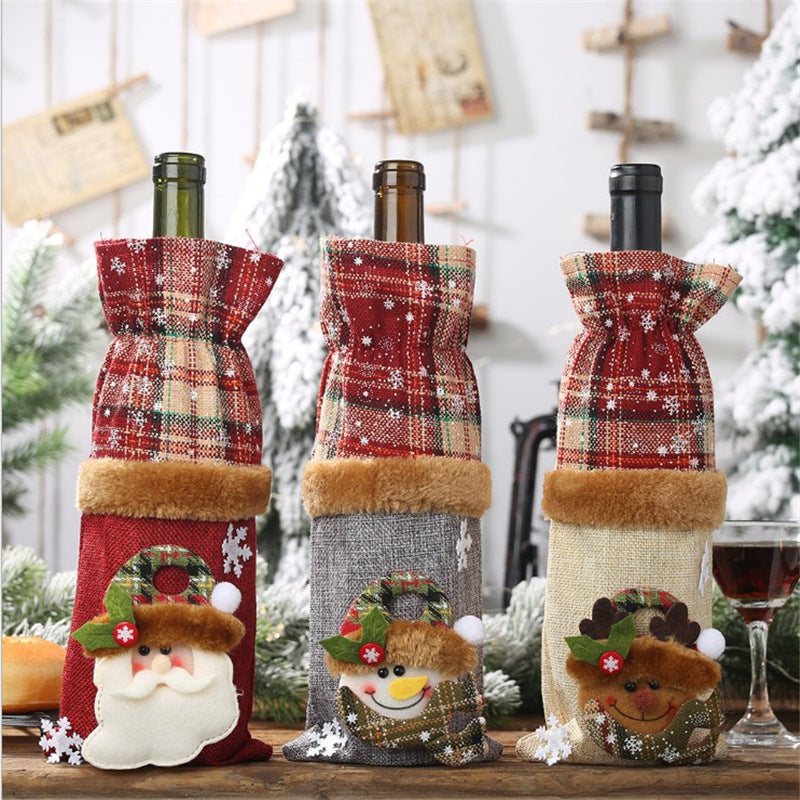 Decorative Holiday Wine Bottle Cover Kalsten