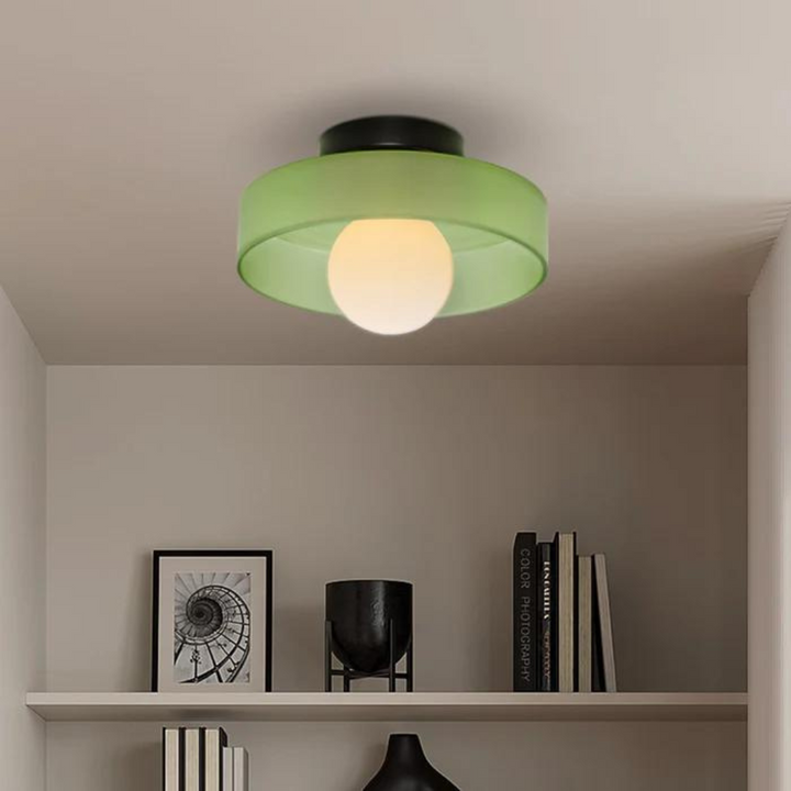 Round Ceiling Lamp with Stylish Functionality - LumiSphere | Kalsten