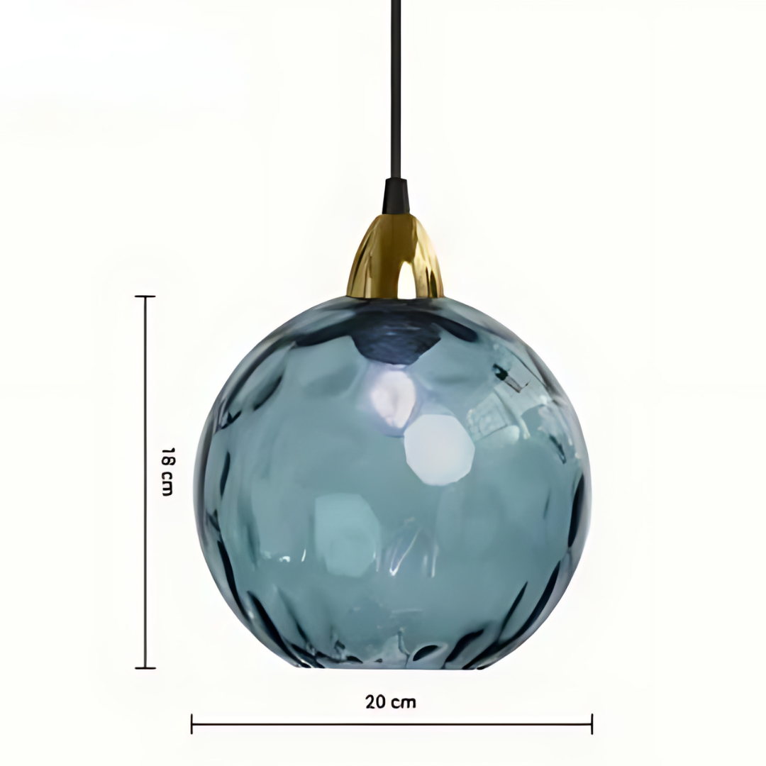 Elegant Glass Sphere Pendant Lamp for Luxury Interiors Noxord