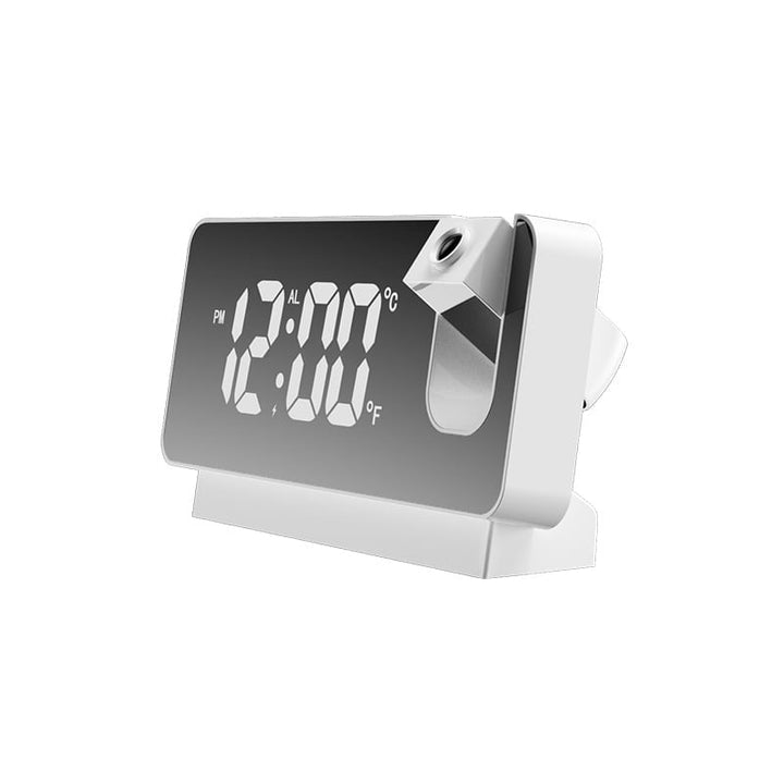Kalsten | Projection Alarm Clock | LED Display with Mirror Surface | Dual Alarms & Temperature | 19cm