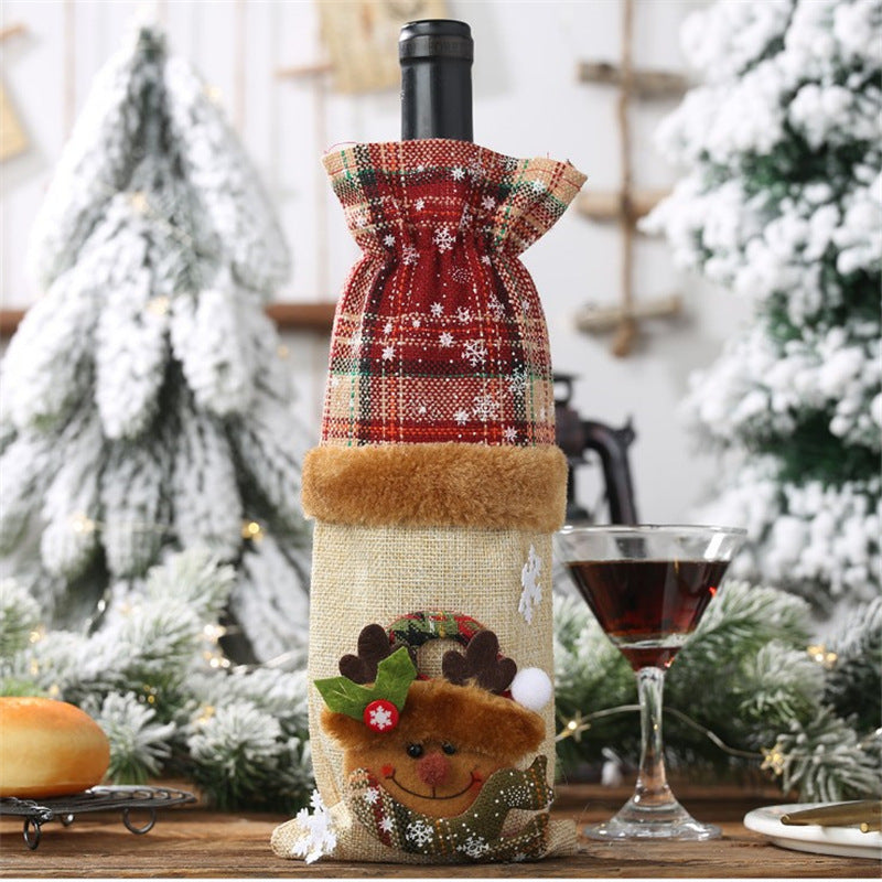 Decorative Holiday Wine Bottle Cover Kalsten