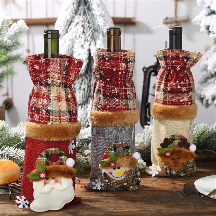 Decorative Holiday Wine Bottle Cover Kalsten