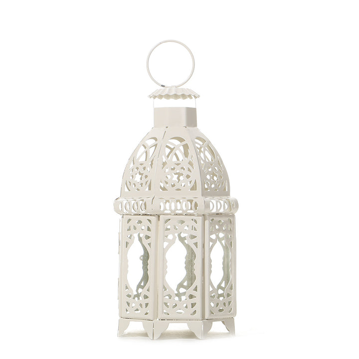 Handcrafted Dome-Top Filigree Metal Candle Lantern for Tealights and LED Candles Kalsten