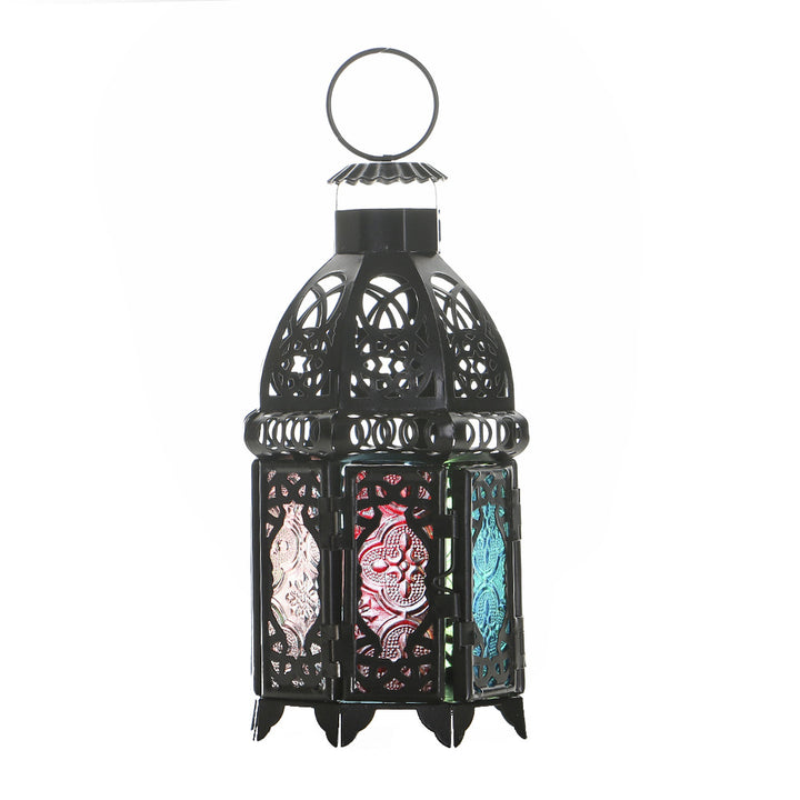 Handcrafted Dome-Top Filigree Metal Candle Lantern for Tealights and LED Candles Kalsten