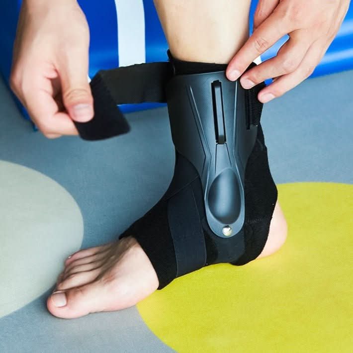 Ergonomic Ankle Support with Dual Stabilisers