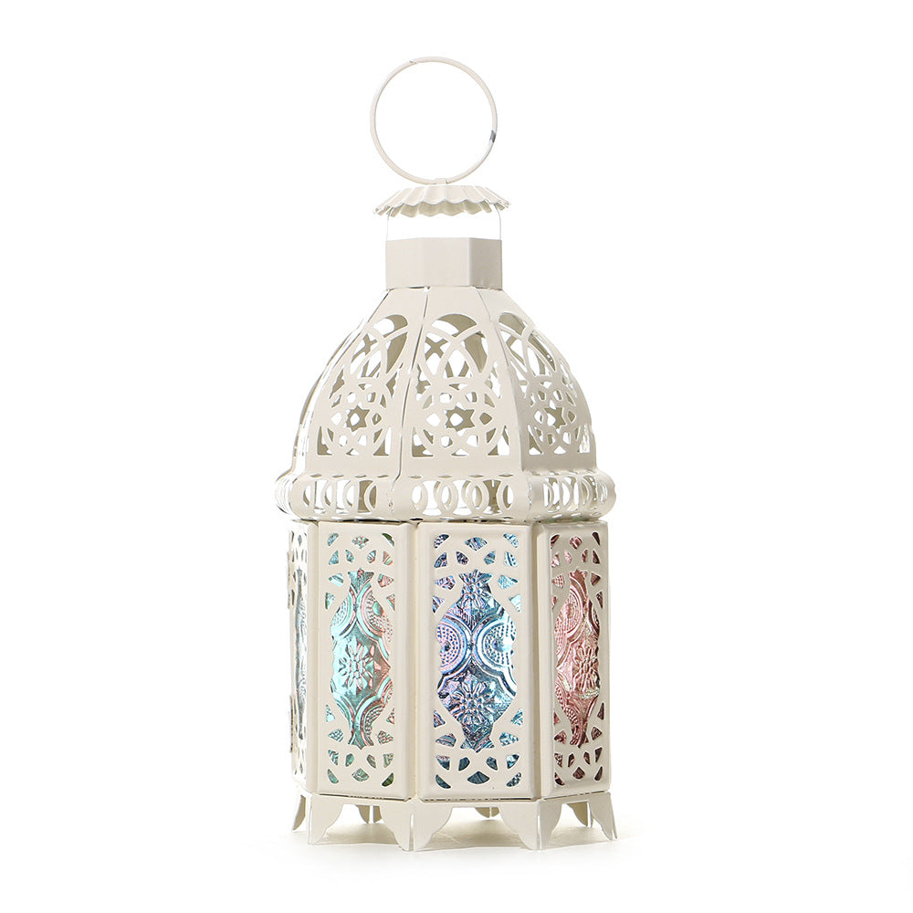 Handcrafted Dome-Top Filigree Metal Candle Lantern for Tealights and LED Candles Kalsten