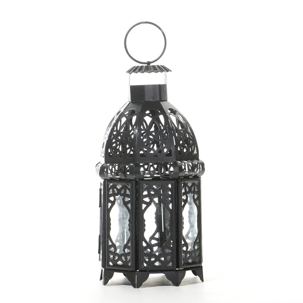 Handcrafted Dome-Top Filigree Metal Candle Lantern for Tealights and LED Candles Kalsten