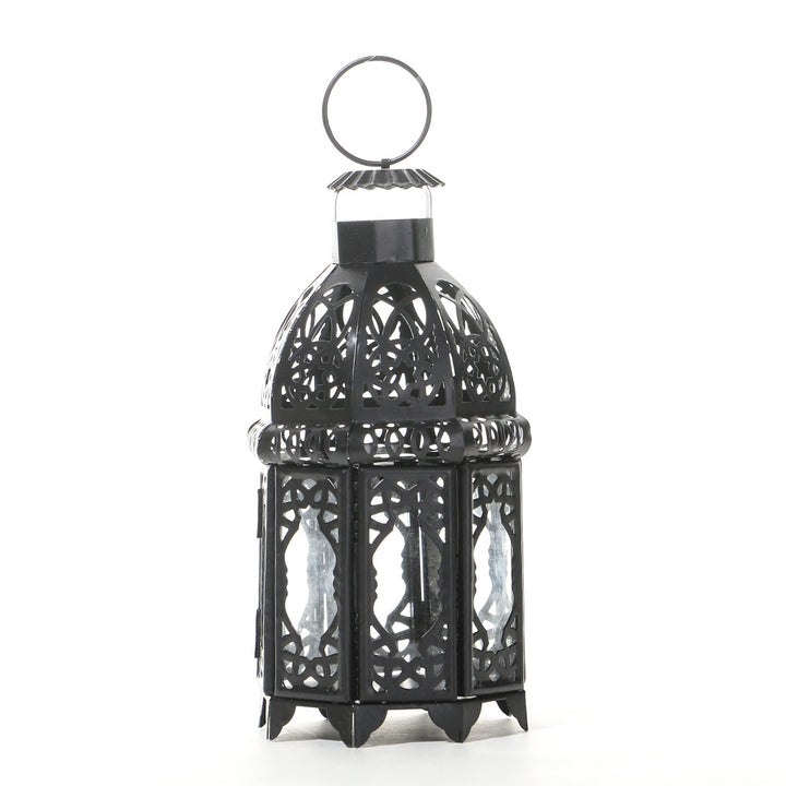 Handcrafted Dome-Top Filigree Metal Candle Lantern for Tealights and LED Candles Kalsten