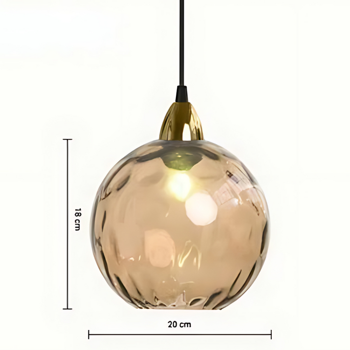 Elegant Glass Sphere Pendant Lamp for Luxury Interiors Noxord