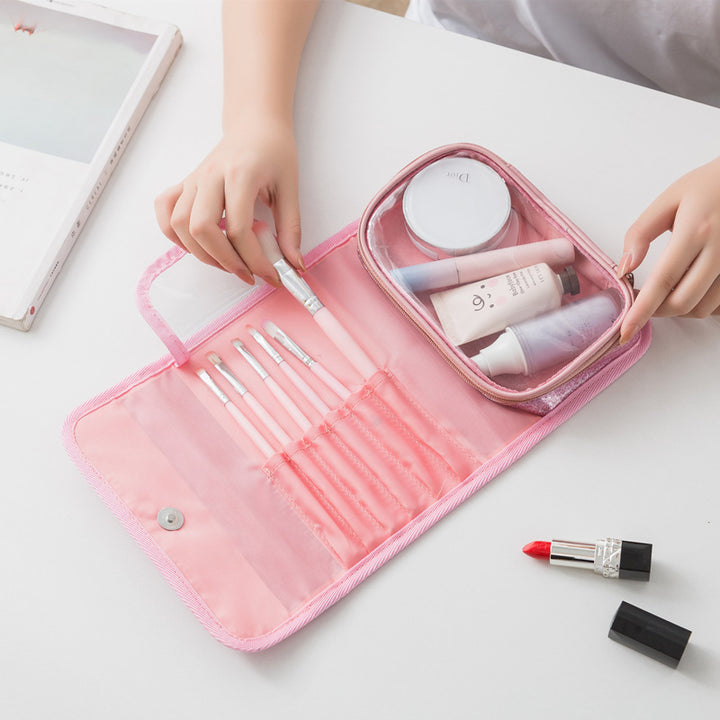 Glittery Travel Makeup Organizer Kalsten