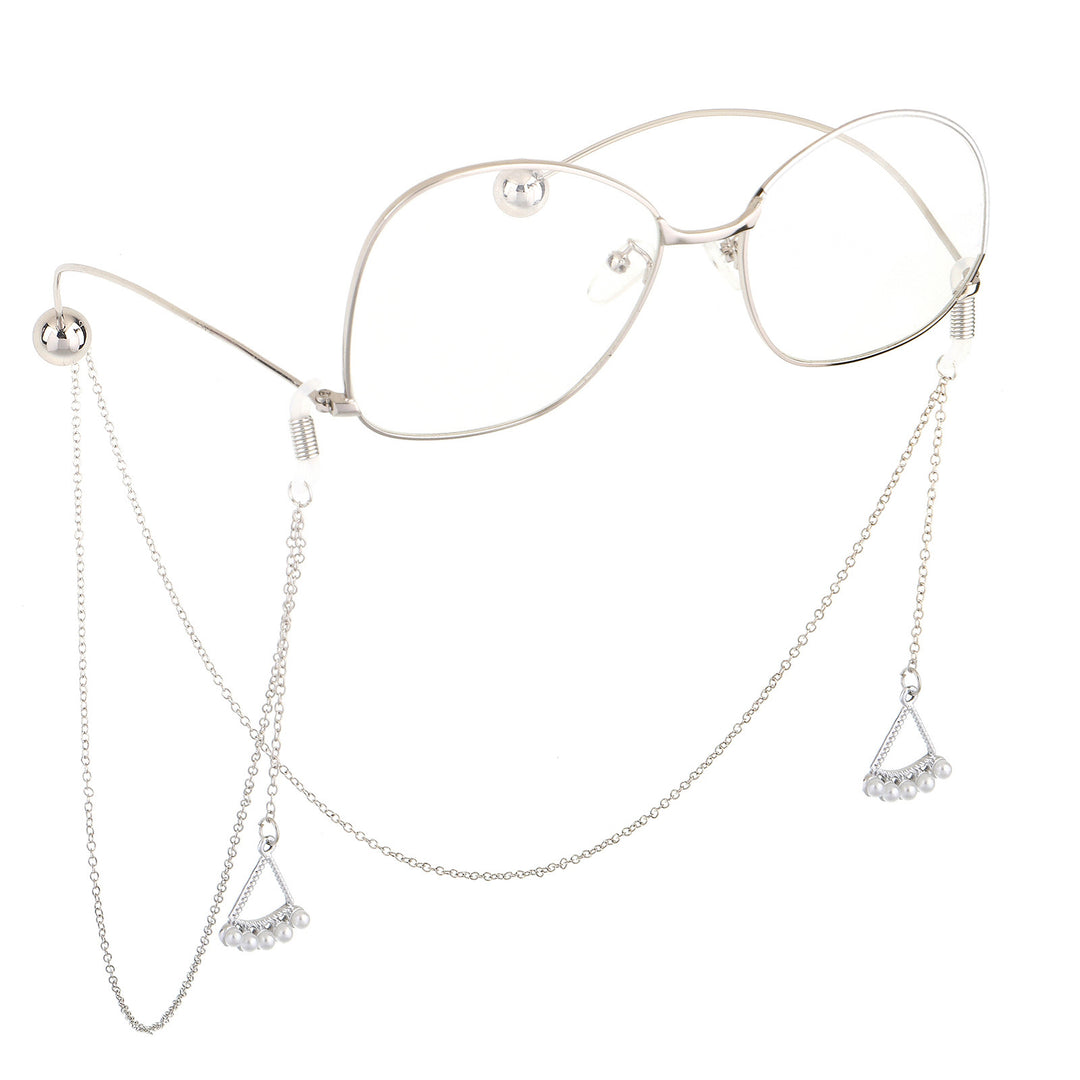 Elegant Triangle-Shaped Eyewear Chain Kalsten