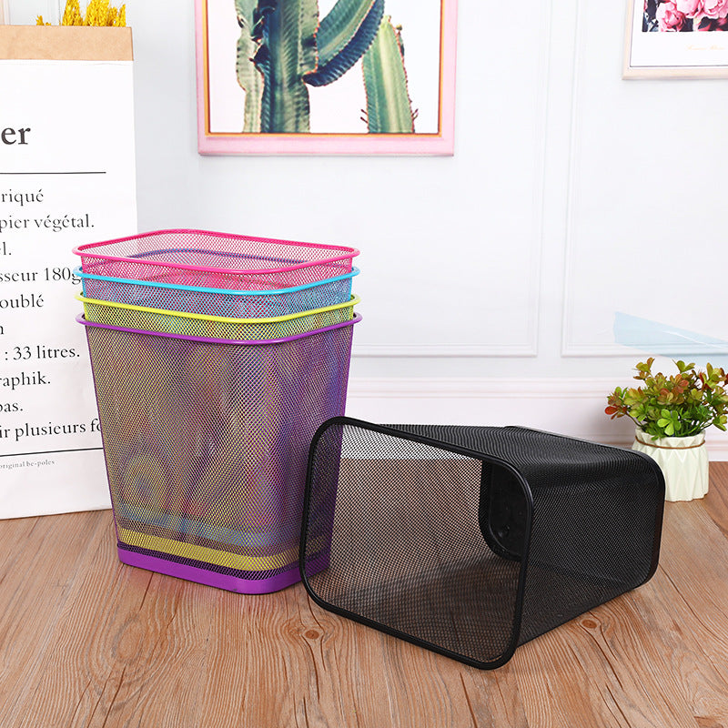 Stylish Wire Mesh Wastebasket Kalsten