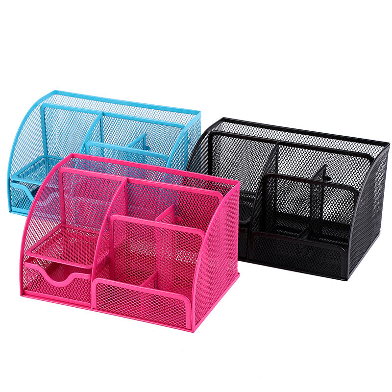 Multi-Compartment Mesh Desk Organizer Kalsten