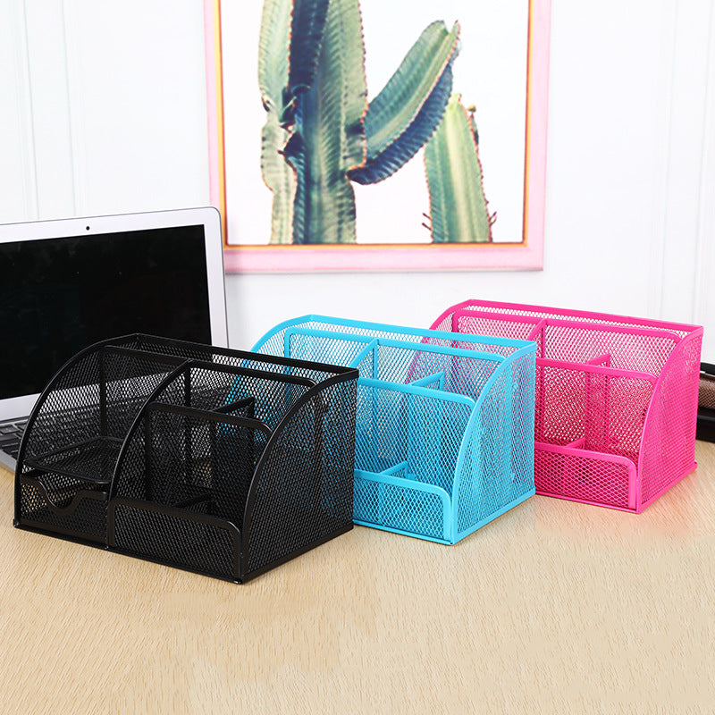 Multi-Compartment Mesh Desk Organizer Kalsten