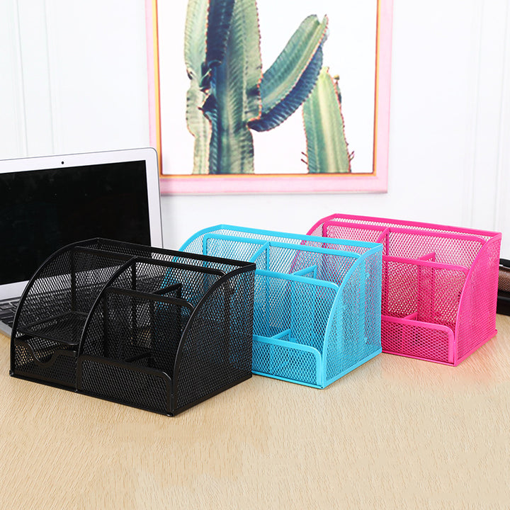 Multi-Compartment Mesh Desk Organizer Kalsten