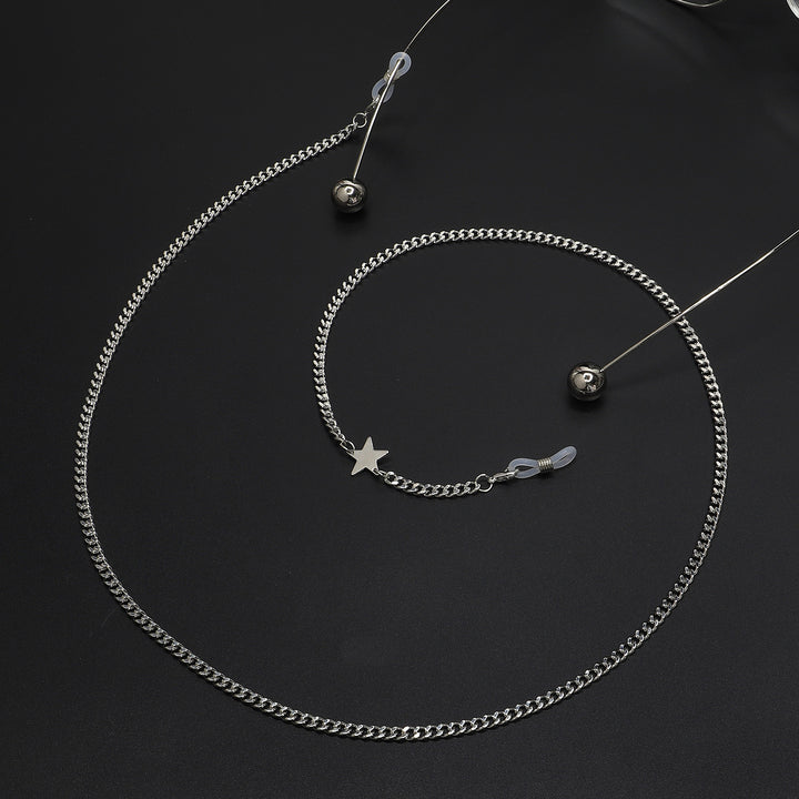 Star-Decorated Eyewear Chain Kalsten