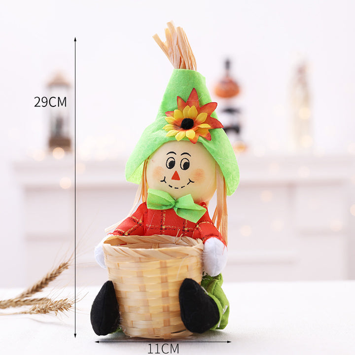 Decorative Harvest Scarecrow Doll
