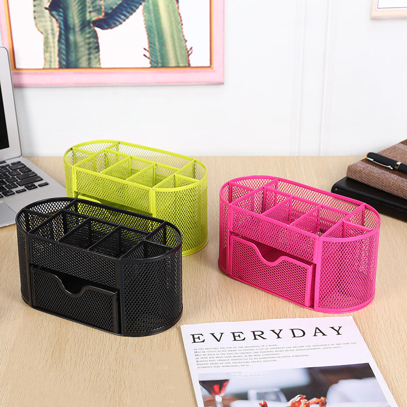Mesh Desk Organizer with Drawer Kalsten