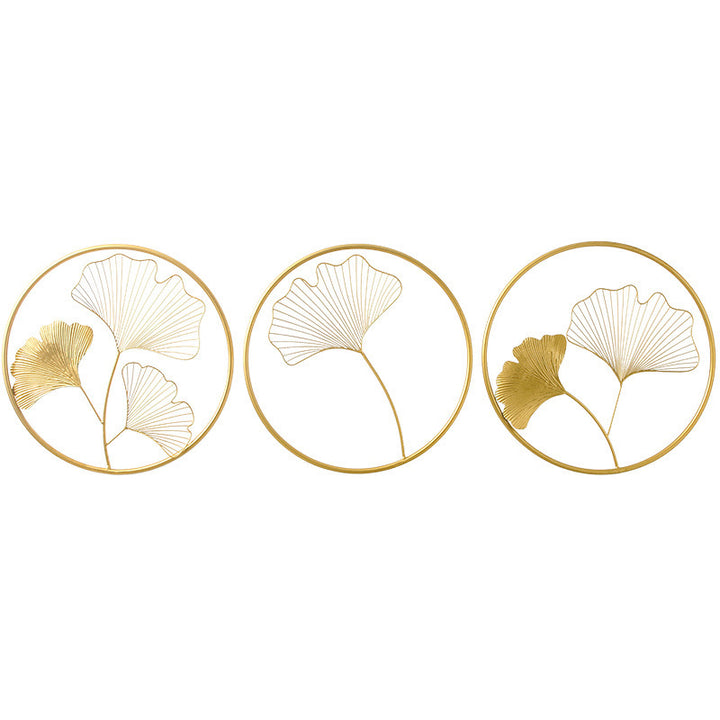 Decorative Metal Ginkgo Leaf Wall Art Kalsten
