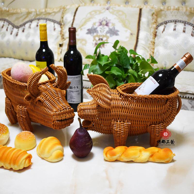Cute Animal-Shaped Decorative Storage Basket Kalsten