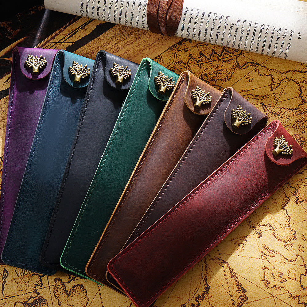 Handcrafted Leather Pen Holder