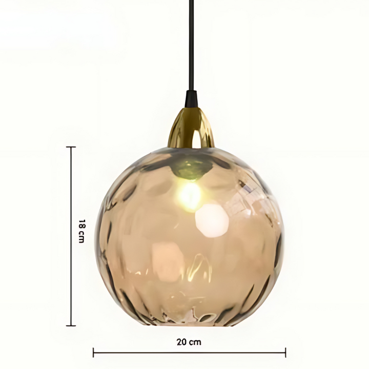 Elegant Glass Sphere Pendant Lamp for Luxury Interiors Noxord