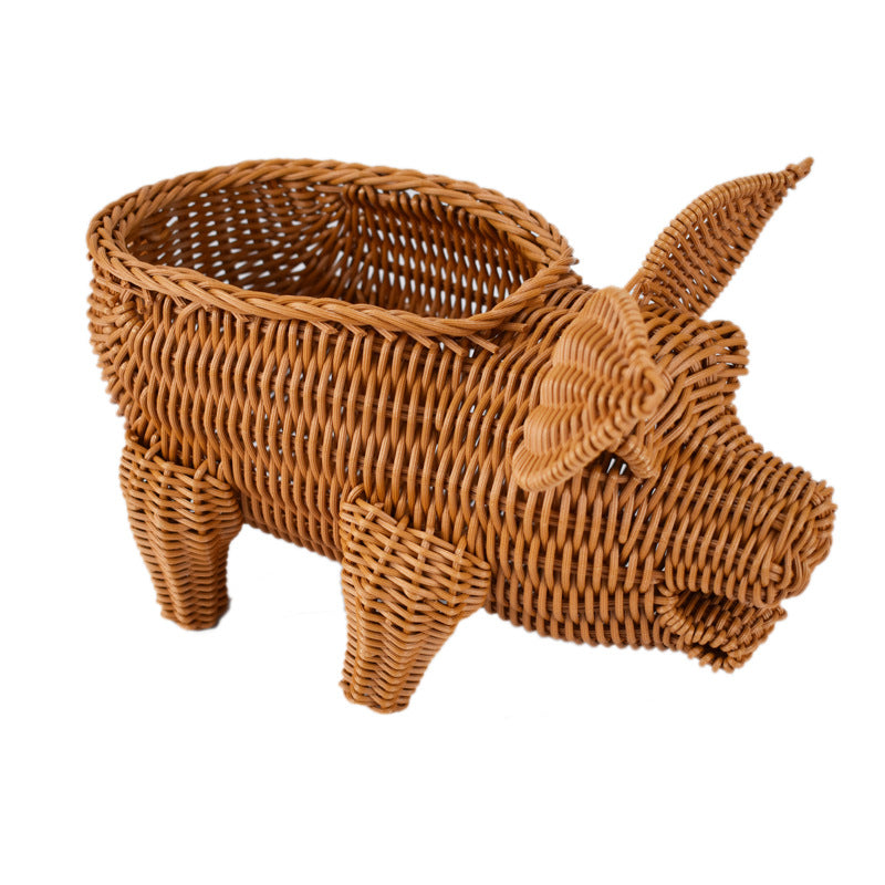 Cute Animal-Shaped Decorative Storage Basket Kalsten