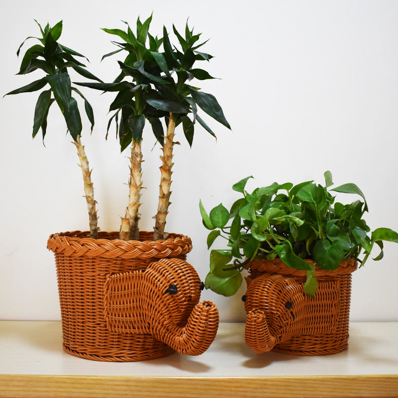 Cute Animal-Shaped Decorative Storage Basket Kalsten
