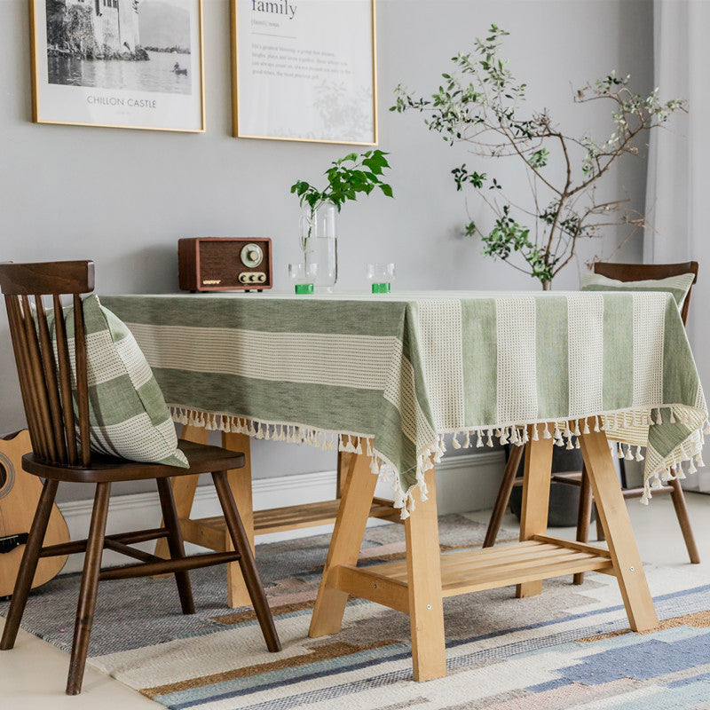 Textured Weave Tablecloth